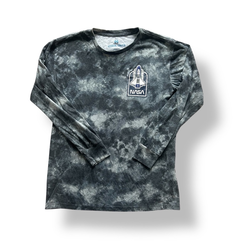 [Hyper Space] NASA Long Sleeve Tie-dye Tee
